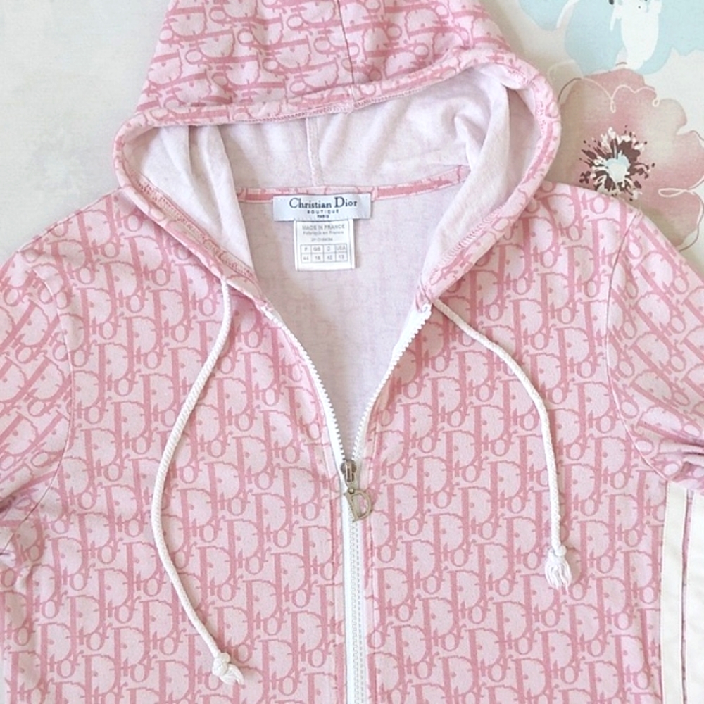 Vintage Christian dior monogram hoodie - Picture 4 of 14